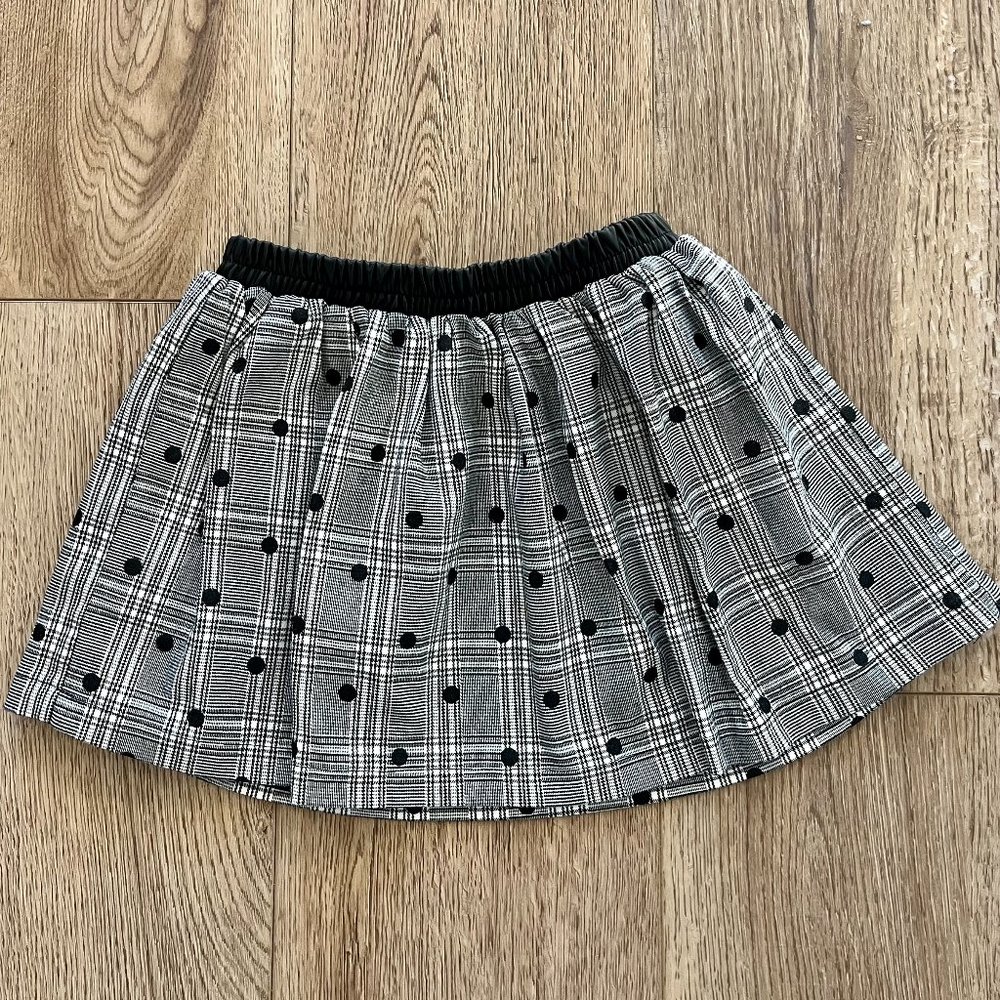 Mayoral Skirt | Girls Size 9 | Plaid & Polka Dots